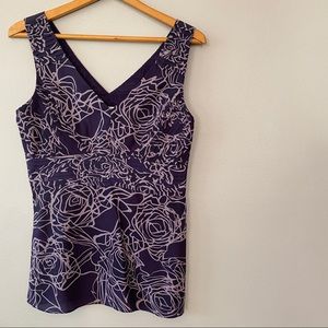 Sz 4 Silk Banana Republic sleeveless top